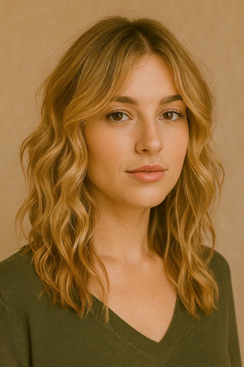 Beachy Waves On Honey Blonde Layers