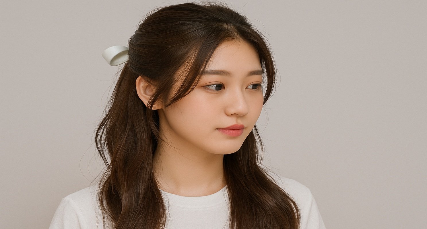 Half‑Up Half‑Down Long Hair 