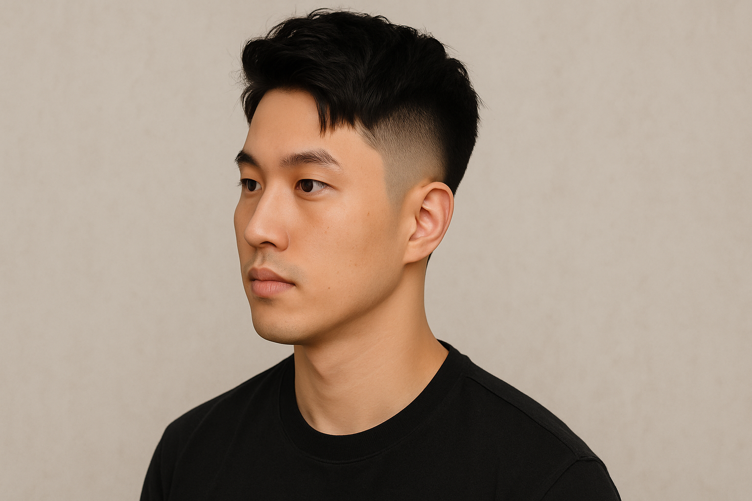Korean Style Faded Undercut