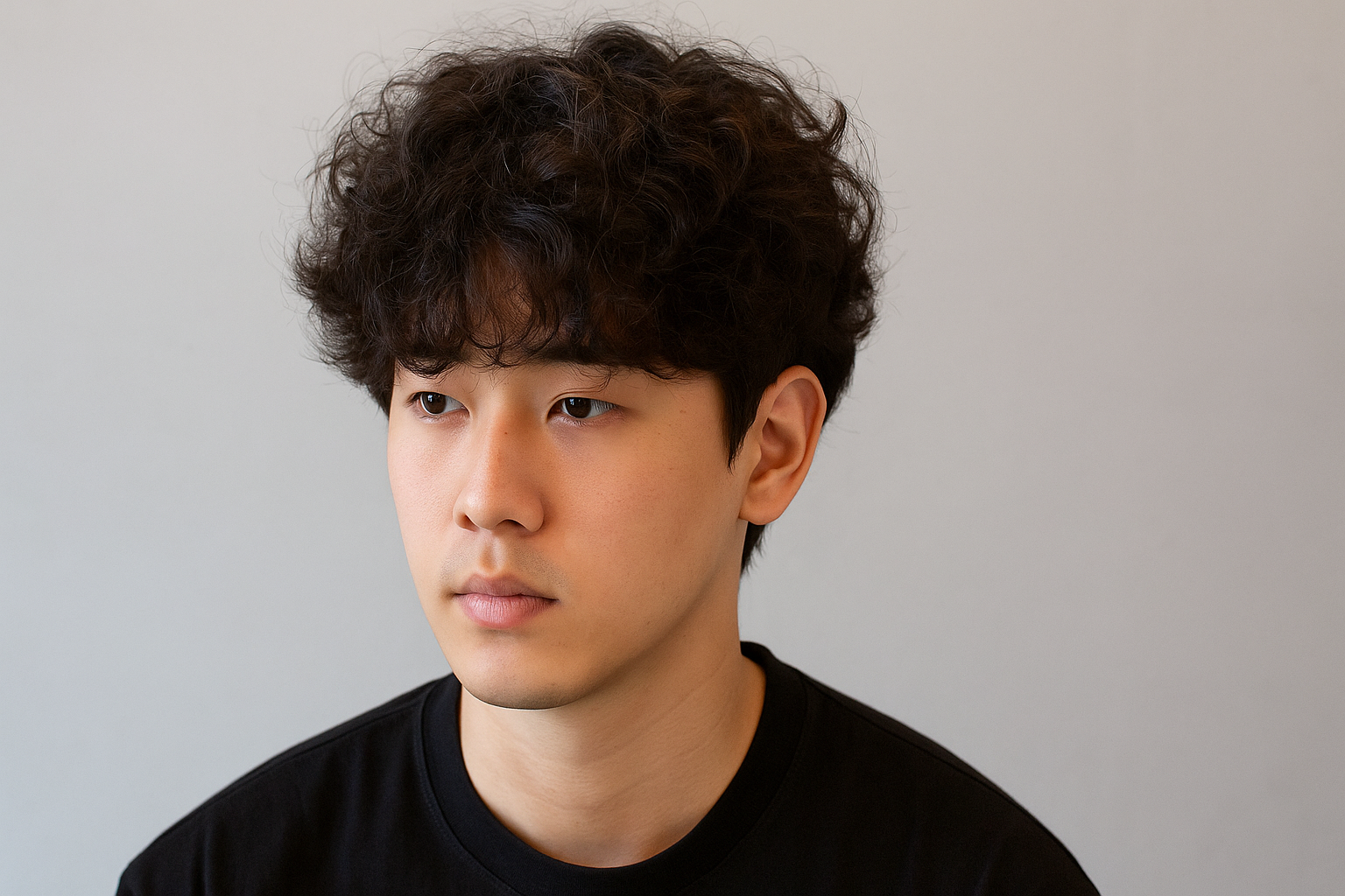 K‑Pop Style Permed Fluff