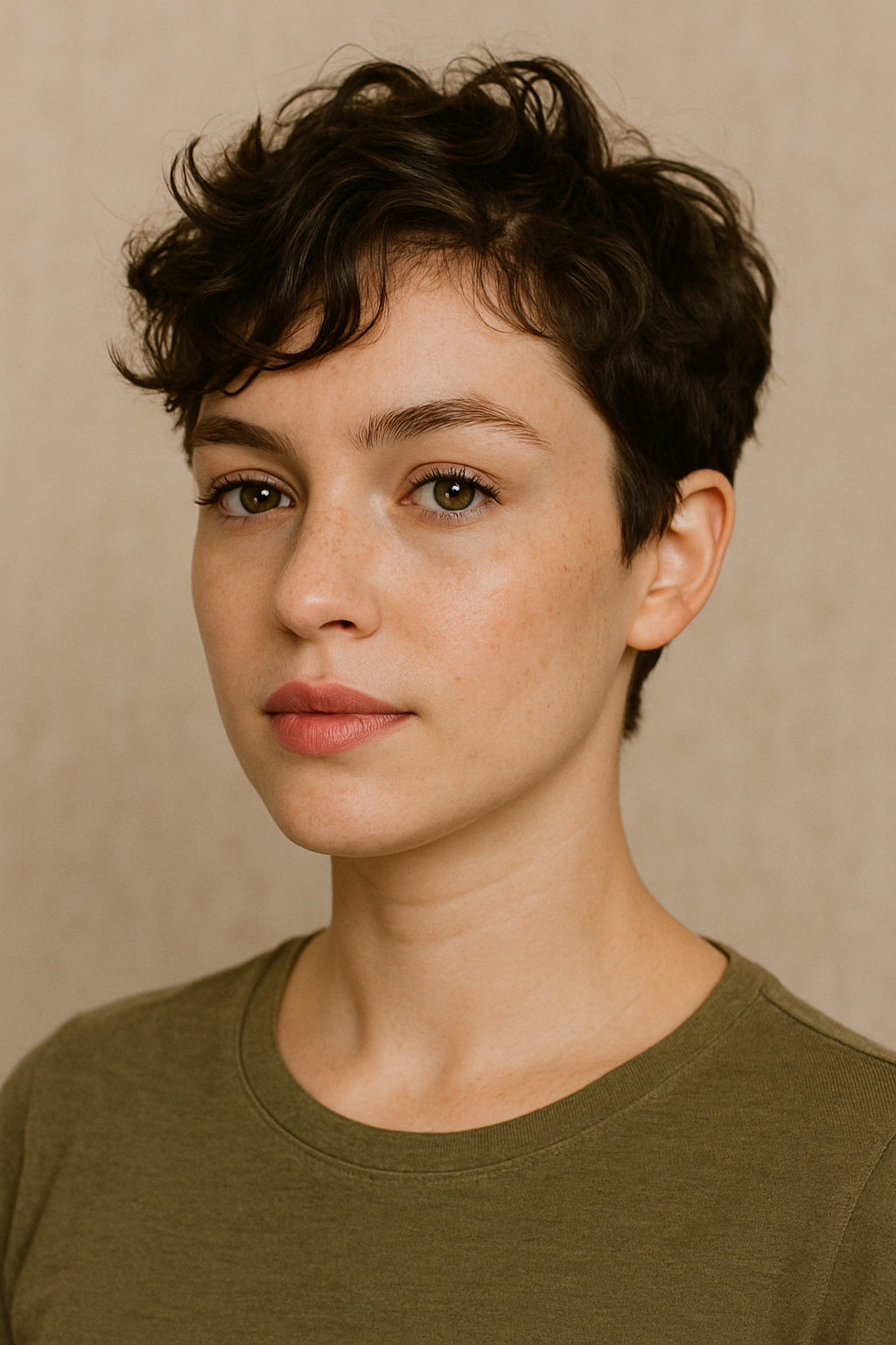 Messy Pixie With Side Part