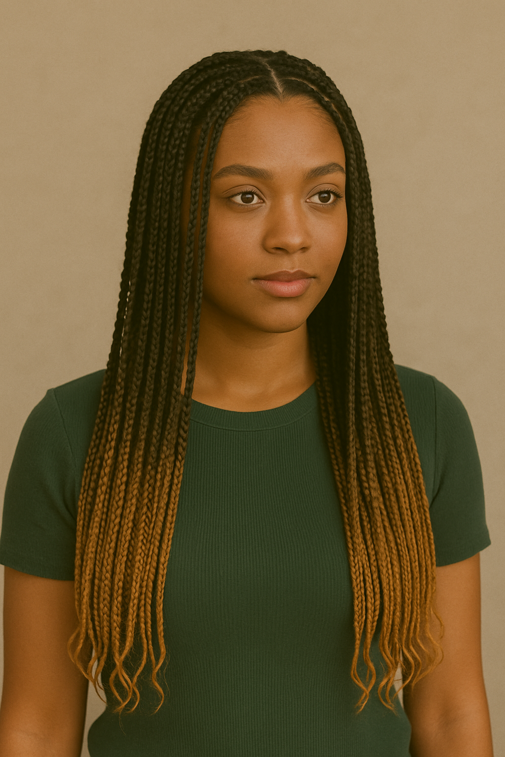 Ombre Micro Braids