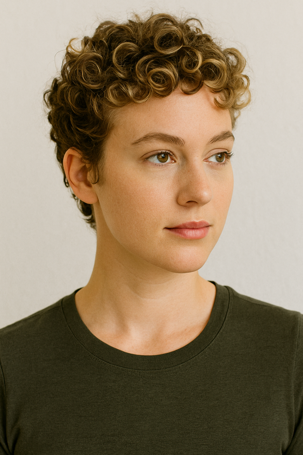Sculpted Curls On Dirty Blonde Hair