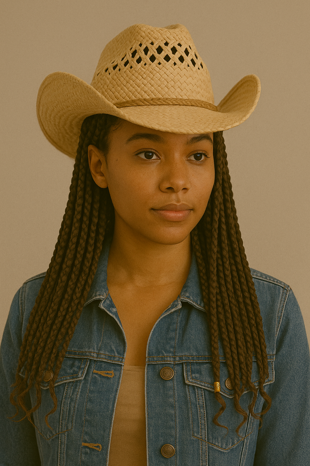 Space‑Cowboy Micro Braid Styles
