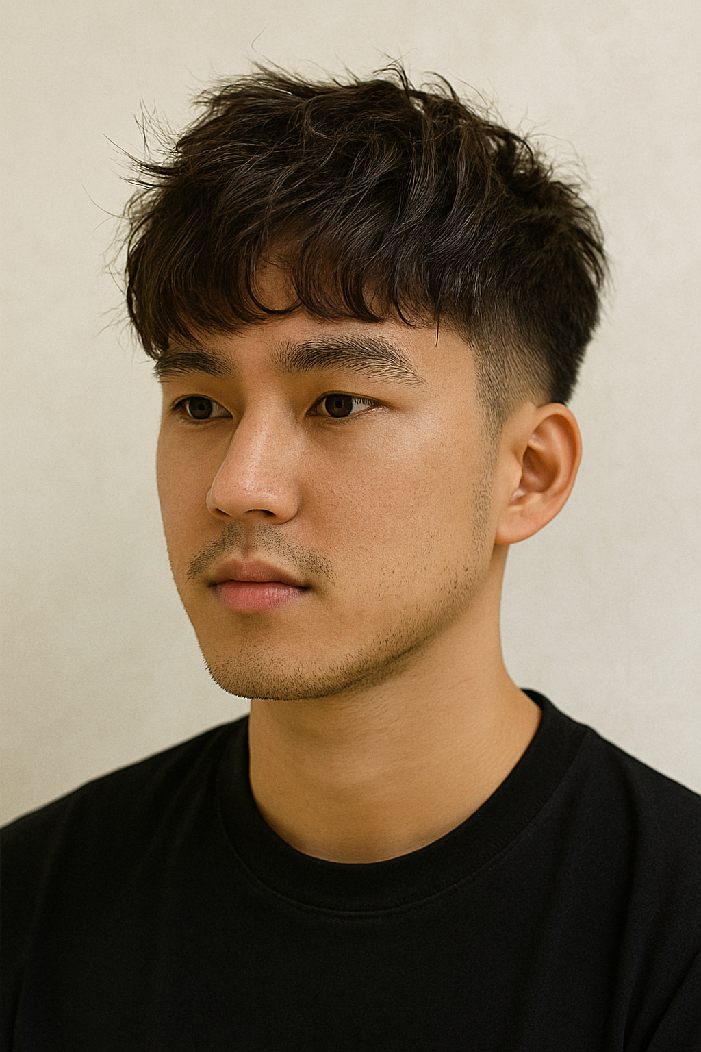 Undercut With Messy Texture