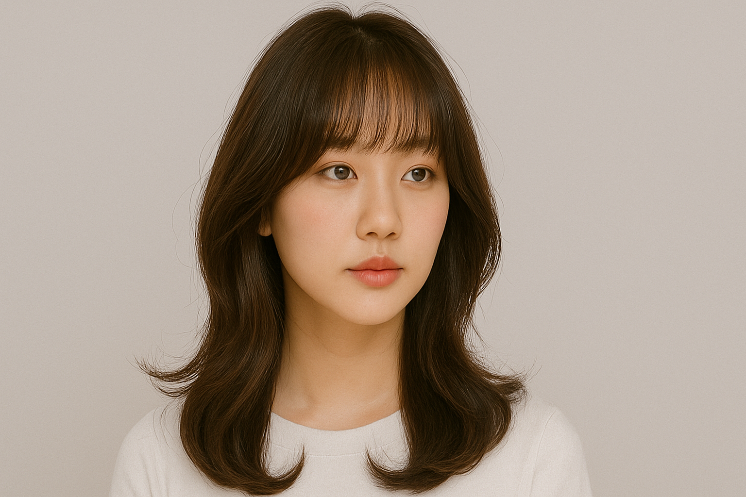 Voluminous C‑Curl Shoulder Waves